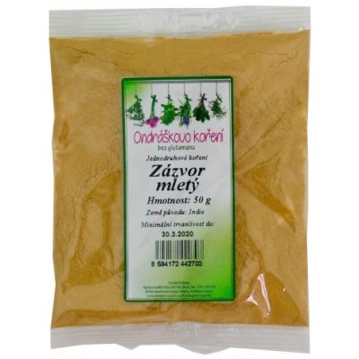 Tomáš Kučera Zázvor mletý Ondráškovo 671 50 g – Zboží Dáma