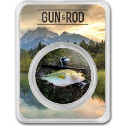 Perth Mint Mince Round Gun & Rod okoun Barevný 1 oz