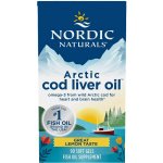 Nordic Naturals Arctic Cod Liver Oil, Olej z tresčích jater, Citrón, 90 softgelových kapslí – Hledejceny.cz