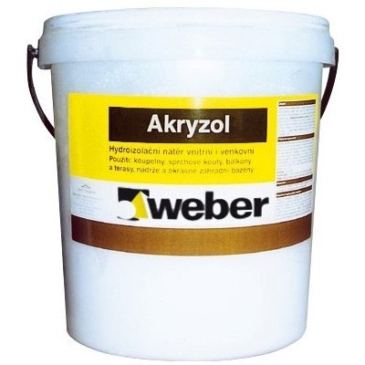 WEBER Akryzol - hydroizolační hmota 15kg