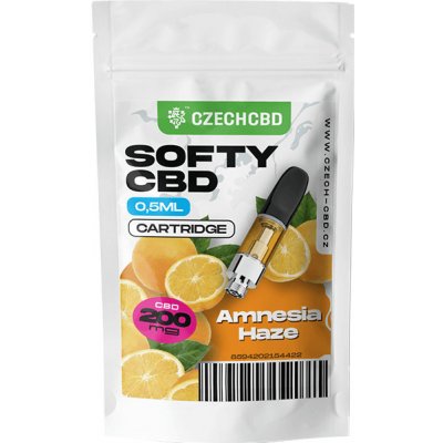 Czech CBD Softy CBD cartridge - Amnesia Haze 0,5ml