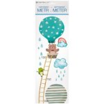 Anděl Přerov Samolepky na zeď dětský metr Zvířátka v balónu do 120 cm – Zboží Dáma