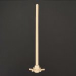 AMADEA Dřevěná metlička, masivní dřevo, délka 21 cm – Sleviste.cz