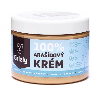 Grizly Arašídový krém křupavý 500 g – Hledejceny.cz