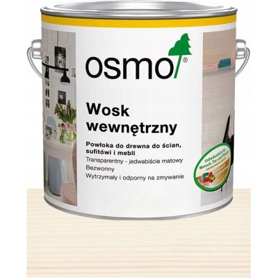 Osmo 7393 Vosk do vnitřních prostor 2,5 l Bílý transparentní – Hledejceny.cz