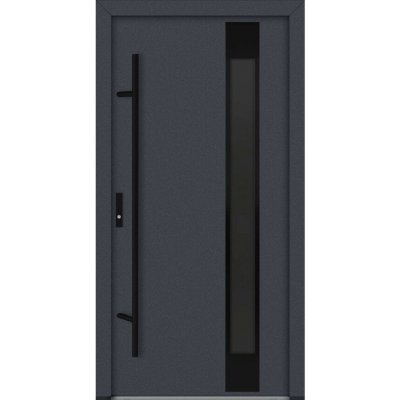 Hahn-Türke AC68 - M24 mléčné sklo Antracit Pravé 100 x 210 cm – Hledejceny.cz