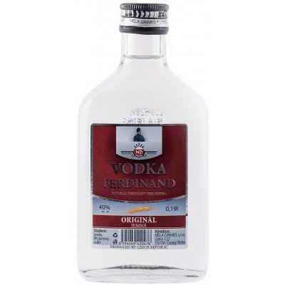 Ferdinand Vodka 40% 0,19 l (holá láhev)