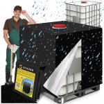 Kryt na IBC nádrž IBC 1000 l, plachta, kryt zelený – Zboží Dáma