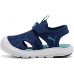 Puma FUN RACER SANDAL MESH V PS Tmavě modrá,Světle modrá,Bílá – Sleviste.cz