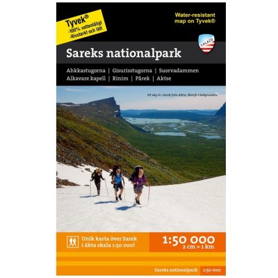 Sarek National Park - turistická mapa 1:50.000 Švédsko