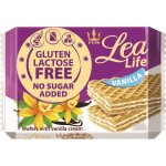 Flis Lea Life Bezlepkové oplatky s vanilkovou náplní bez cukru 95 g – Zboží Dáma