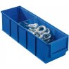 Úložný box Allit Plastový regálový box ShelfBox 91 x 300 x 81 mm modrý