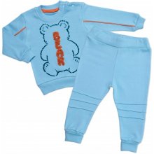 Baby Little Star Tepláková souprava Bear 2D bavlna modrá