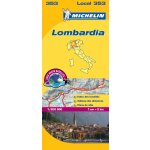 Lombardy Itálie mapa 1:200 000 MICHELIN – Zboží Dáma