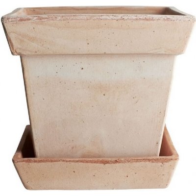 Květináč s podmiskou Gaia Square Rosa 21 cm Bergs Potter – Hledejceny.cz