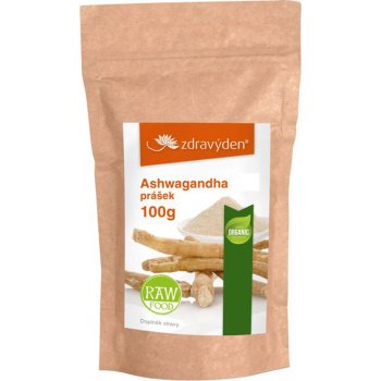 Aspen team Ashwagandha prášek RAW ORGANIC 100 g