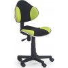 Halmar židle Flash Černá/zelená