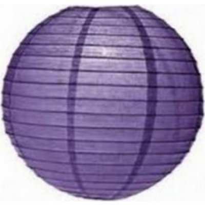 Závěsný dekorativní lampión fialový 30cm – Zboží Mobilmania