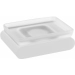 Sapho FLORI mýdlenka bílá mat/sklo satin – Zboží Mobilmania