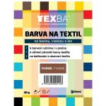 Texba barva na textil 20 g hnědá – Zboží Dáma