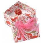 Šperky4U Dárková krabička na prsten s růžovou mašlí KR0295 – Zboží Mobilmania