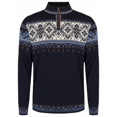 Blyfjell Dale of Norway pánský vlněný svetr modrá – Zboží Mobilmania