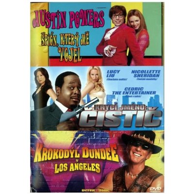 Austin Powers 2 + Krycí jméno Čistič + Krokodýl Dundee DVD – Zbozi.Blesk.cz