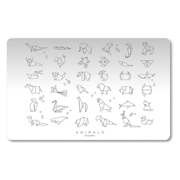Podložka na psací stůl Podložka na stůl 60 × 45 cm, PP Origami animals