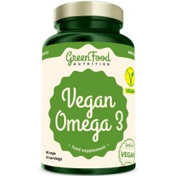 GreenFood Vegan Omega 3 90 kapslí