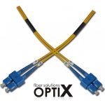 Opticord G657A OPTIX LC/UPC-SC/UPC Optický patch cord 09/125, 1m – Zboží Živě