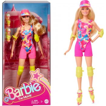 Barbie ve filmovém oblečku na kolečkových bruslích