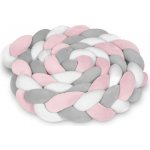 Ricokids nárazník do postýlky růžový a šedý – Hledejceny.cz
