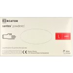 Mercator Medical Santex Jednorázové latexové pudrované bílé 100 ks – Zboží Dáma
