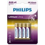 Philips Ultra Lithium AAA 4ks FR03LB4A/10 – Hledejceny.cz