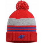 4F Zimní čepice s bambulí H4Z19-JCAM006 Red – Hledejceny.cz