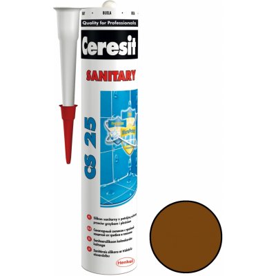 CERESIT CS 25 sanitární silikon 280g cocoa