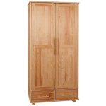 Nábytek z lesa Šatní skříň Boro 05 masiv borovice 91 x 190 x 55 cm – Sleviste.cz