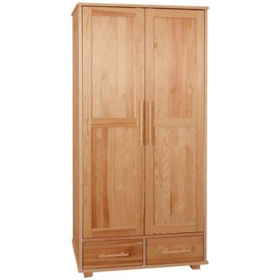 Nábytek z lesa Šatní skříň Boro 05 masiv borovice 91 x 190 x 55 cm – Sleviste.cz