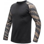 Sensor merino BLEND IMPRESS pánské triko dl.rukáv černá/brush – Sleviste.cz
