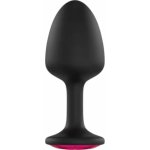 Dorcel Geisha Plug Ruby M černý anální šperk s růžovým kamenem – Hledejceny.cz