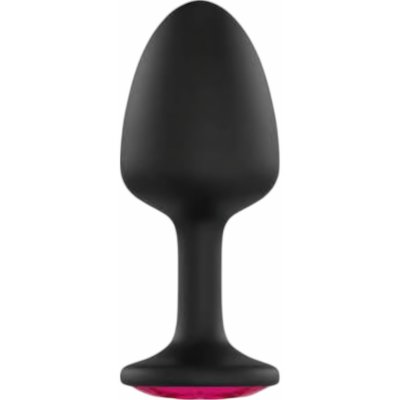 Dorcel Geisha Plug Ruby M černý anální šperk s růžovým kamenem – Hledejceny.cz