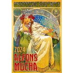 Nástěnný Alfons Mucha 2024 – Zboží Mobilmania