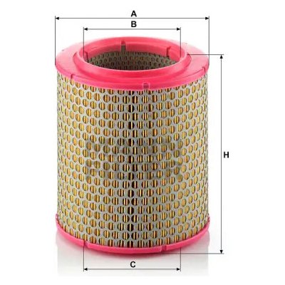 MANN FILTER Vzduchový filtr C 17 129 – Hledejceny.cz