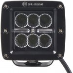 LED světlo hranaté, 6x3W, 82x75x72mm, ECE R10 – Hledejceny.cz