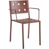 Zahradní židle a křeslo HAY Zahradní židle Balcony Dining Armchair, Iron Red
