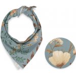 Biante bavlněný šátek Sandra SA-551 Podzimní větvičky na šedomodrém – Zboží Dáma