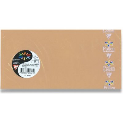 Clairefontaine Barevná obálka karamel, DL 110 x 220 mm – Zbozi.Blesk.cz