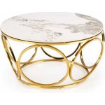 Halmar Venus 2 80 cm bílá mramor / zlatá – Hledejceny.cz