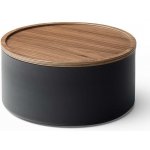 YAMAZAKI Úložný box Rin 5802 vysoký černý – Zboží Dáma