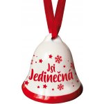 Nekupto Vánoční zvonek s potiskem Jsi jedinečná – Hledejceny.cz